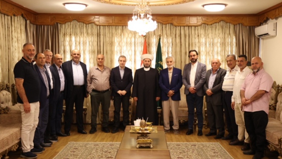 أبو فاعور خلال لقائه المفتي الغزاوي: لمقاربة كل استحقاقاتنا الوطنية بمسؤولية واصرار