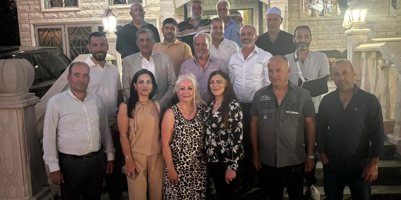 بلدية كفرقوق تزور المغترب فيصل سرايا وتشكره على وقوفه الى جانب بلدته