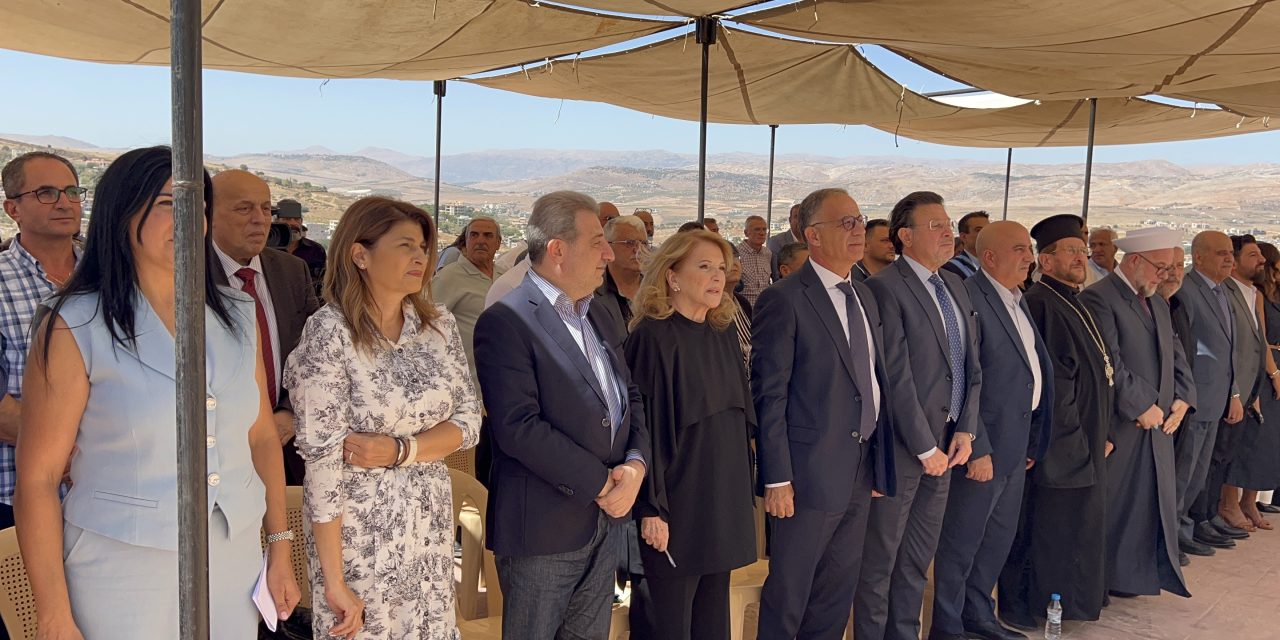 نائب رئيس مؤسسة الوليد للانسانية تدشن مشروع الطاقة الشمسيةفي مركز حرمون للتأهيل والرعاية – راشياأبو فاعور: طموحنا ان نطور هذا المركز