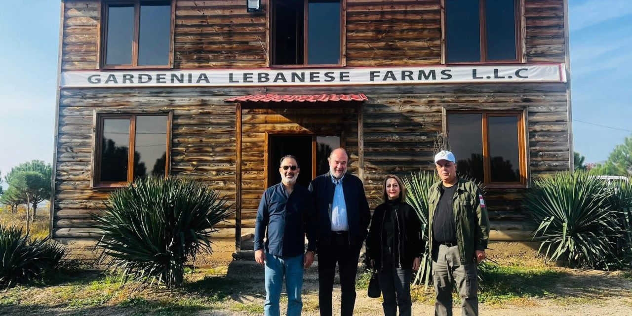 مزارع غاردينيا اللبنانيةبصمةزراعية فريدة في أرمينيا بتوقيع نقولا أبو فيصل