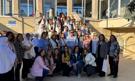 سيّدات تجمع  الجمعيّات النّسائيّة في الجبل زرن قضاء راشيا.. واستقبال حاشد في كفرقوق 