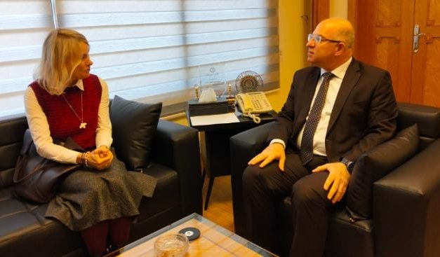 حيدر التقى ممثلة المفوضية السامية للأمم المتحدة لشؤون اللاجئين وطليس