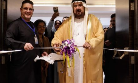 برعاية المستشار أحمد سودين شركة إجادة للعقارات تفتتح أحدث معرض في رأس الخيمة لشركة “عزيزي للتطوير العقاري”