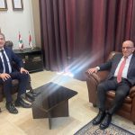 محافظ البقاع استقبل رئيس بلدية المرج السابق منور الجراح مهنئا بعيدي الميلاد ورأس السنة