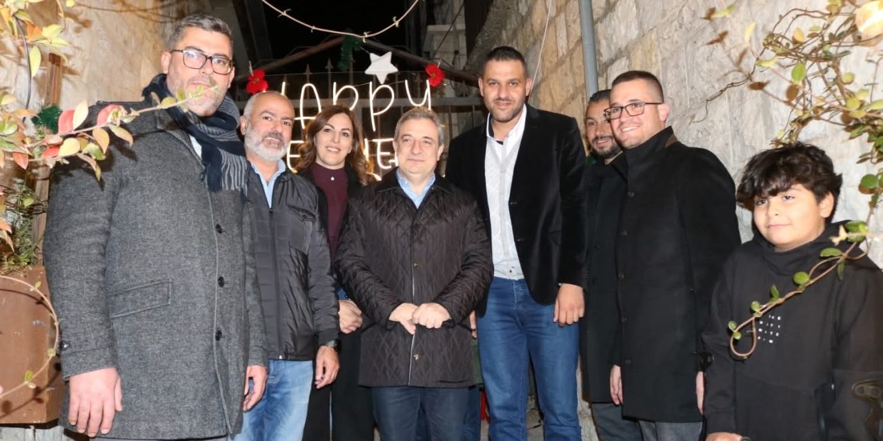 ابو فاعور في افتتاح القرية الميلادية الأولى في راشيا: الميلاد يجمع الجميع وأفراحنا واتراحنا واحدة