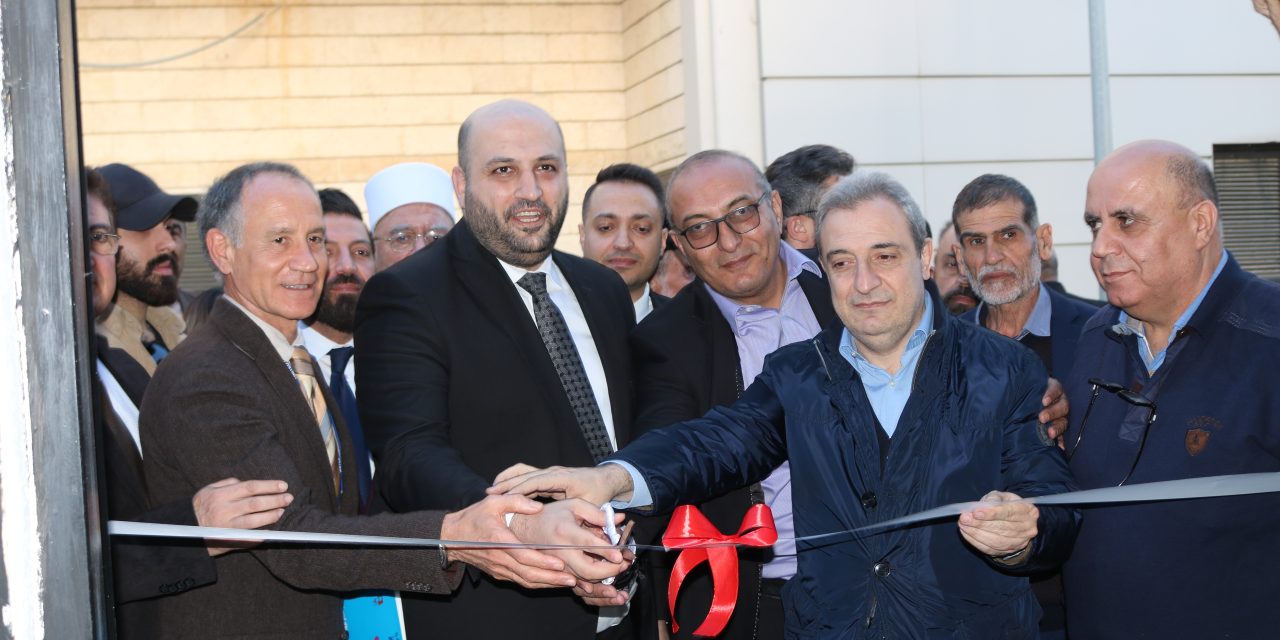 ناصر الدين افتتح معمل أوكسجين في مستشفى راشيا الحكومي ابو فاعور : المشروع الذي نفتتحه اليوم يخفض ٥ الاف دولار من التكاليف الشهرية على المستشفى