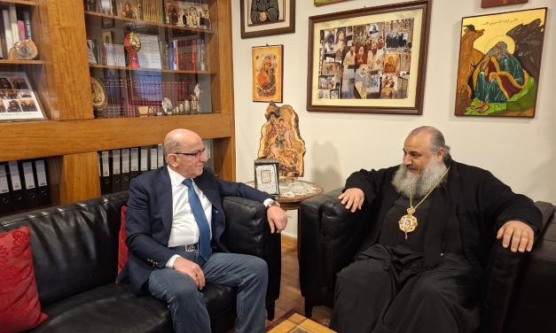 الجرّاح زار المطران الصوري في زحلة: تأكيد على الوحدة الوطنية والالتفاف حول الجيش