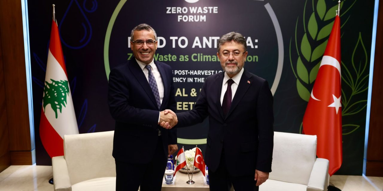 وزير الزراعة نزار هاني يشارك في مؤتمر “Zero Waste Forum” في تركيا ويبحث تعزيز التعاون الزراعي مع نظيره التركي